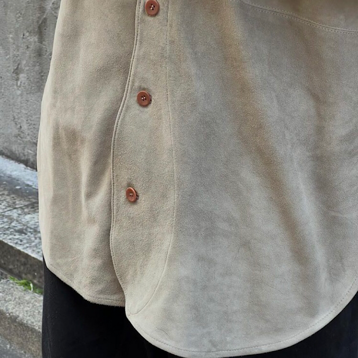 FRANK LEDER - Baby Goat Leather Bohemia Shirts - FL-0216057
