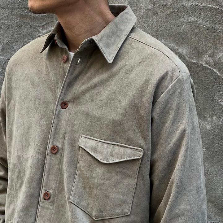 FRANK LEDER - Baby Goat Leather Bohemia Shirts - FL-0216057