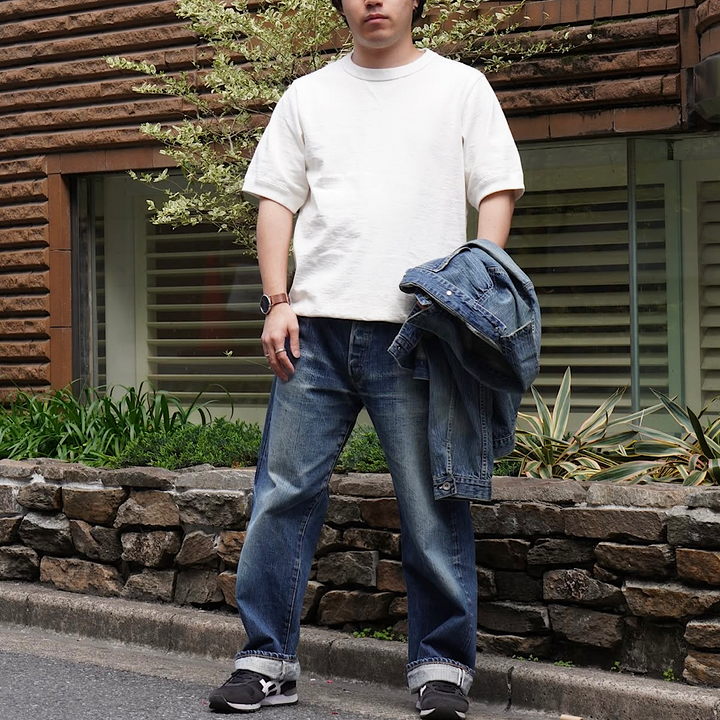 Jackman - Dotsume Rib T-shirt - JM5110