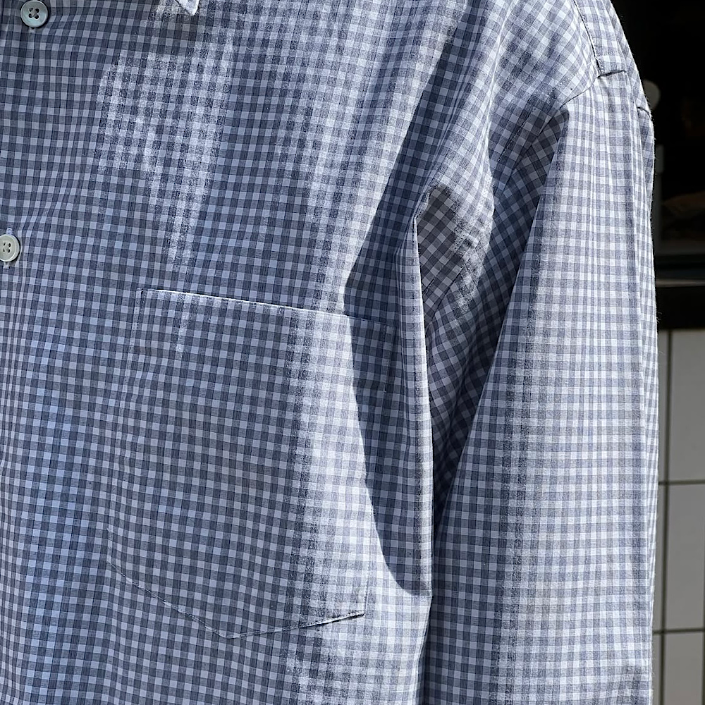 ORCIVAL - Typewriter Regular Collar Shirt - Plaid - OR-B0272TYS