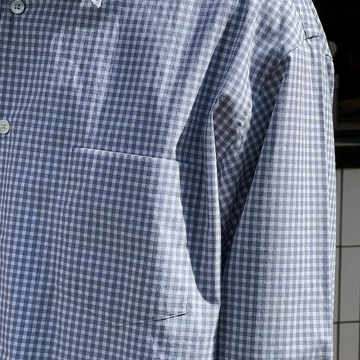ORCIVAL - Typewriter Regular Collar Shirt - Plaid - OR-B0272TYS