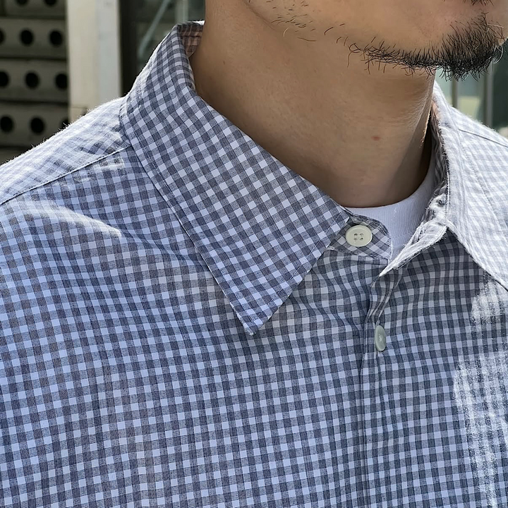ORCIVAL - Typewriter Regular Collar Shirt - Plaid - OR-B0272TYS