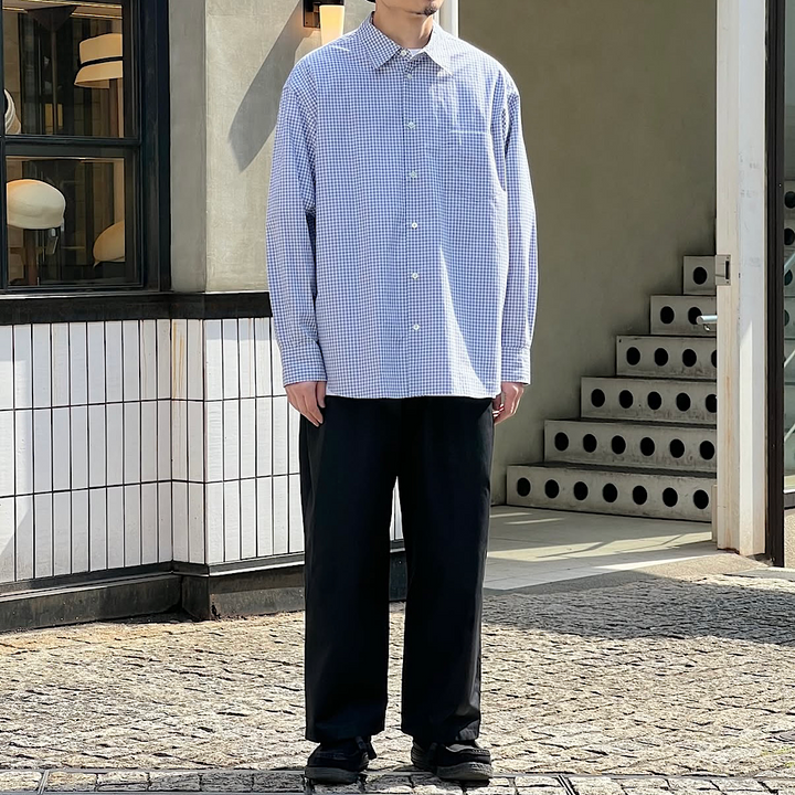 ORCIVAL - Typewriter Regular Collar Shirt - Plaid - OR-B0272TYS