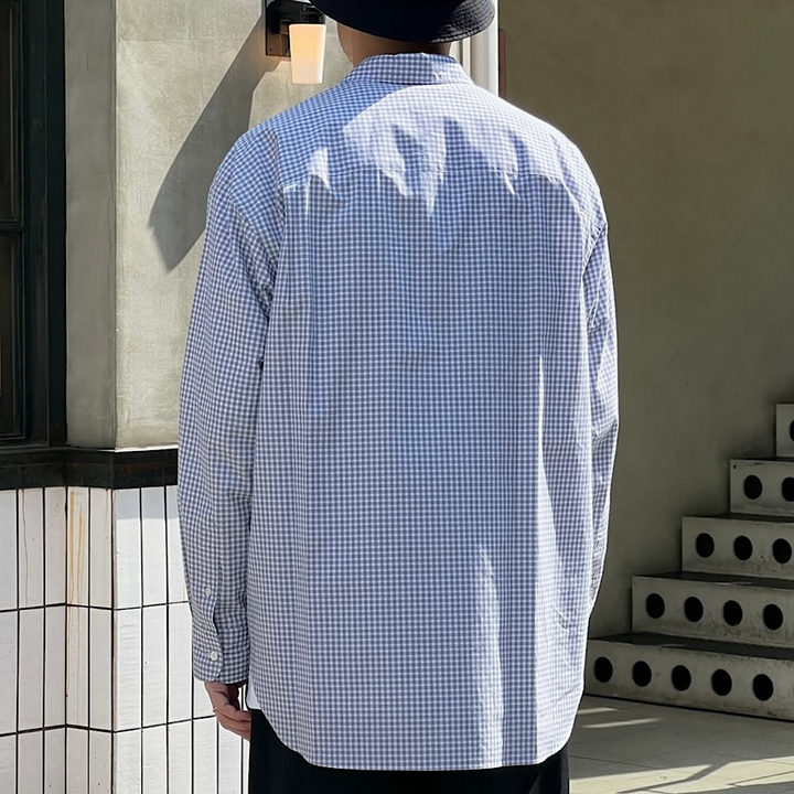 ORCIVAL - Typewriter Regular Collar Shirt - Plaid - OR-B0272TYS