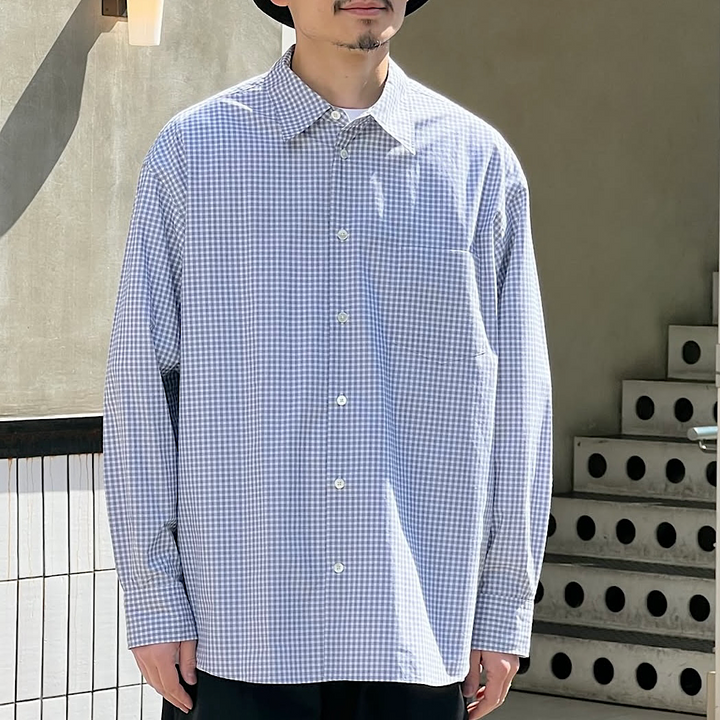 ORCIVAL - Typewriter Regular Collar Shirt - Plaid - OR-B0272TYS