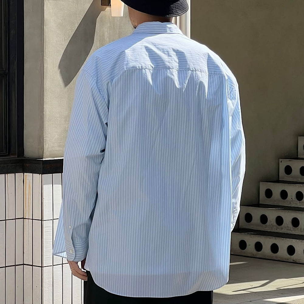 ORCIVAL - Typewriter Regular Collar Shirt - Stripe - OR-B0272TYS