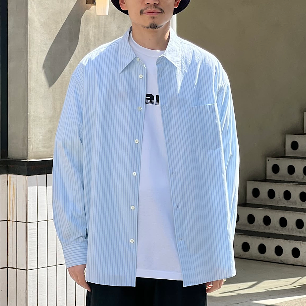 ORCIVAL - Typewriter Regular Collar Shirt - Stripe - OR-B0272TYS