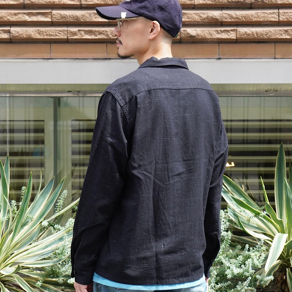 GOLD - Super 120's WOOL CHECK OPEN SHIRT - GL29548