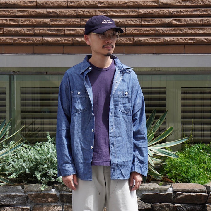 POST O'ALLS - St.Louis - Chambray indigo - 3217-11