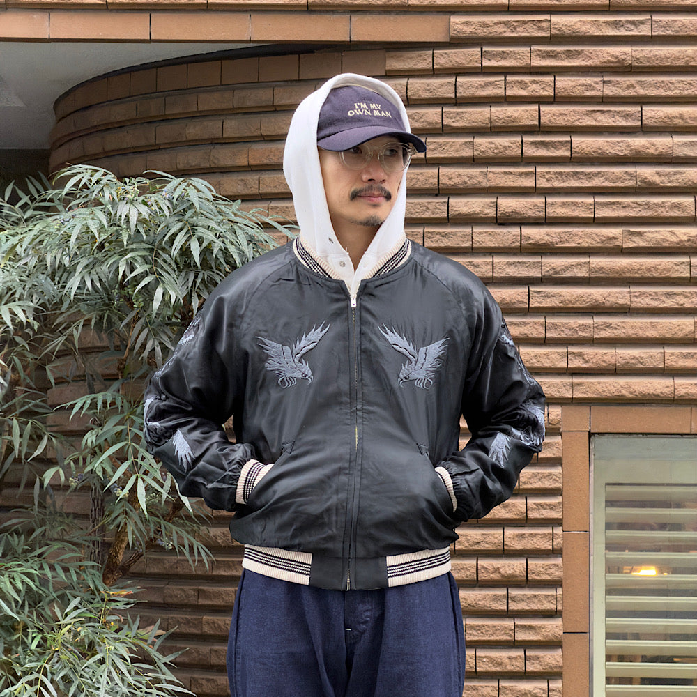 GOLD - ACETATE SOUVENIR JACKET - DRAGON - GL15852