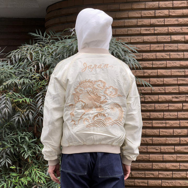 GOLD - ACETATE SOUVENIR JACKET - DRAGON - GL15852