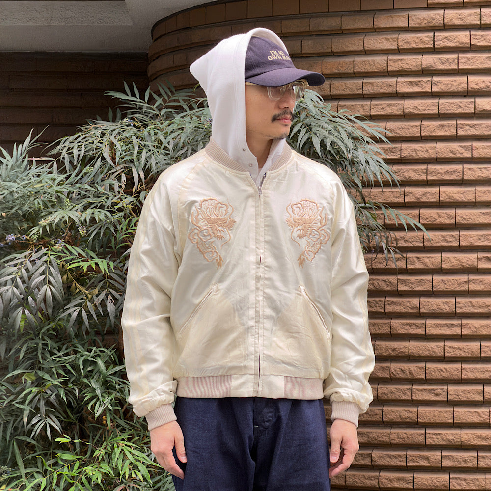 GOLD - ACETATE SOUVENIR JACKET - DRAGON - GL15852
