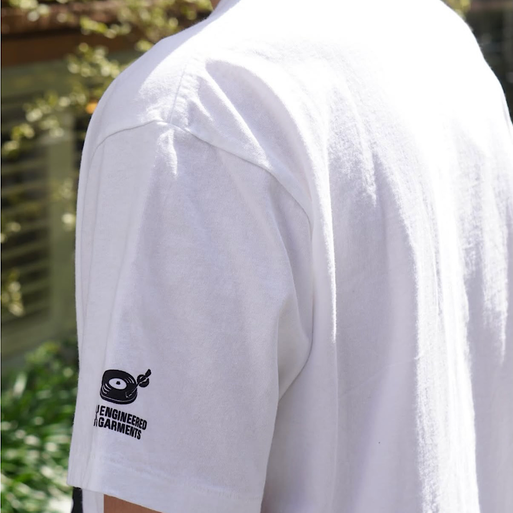 Engineered Garments - Printed Cross Crew Neck T-shirt - This Are - SW133-THI