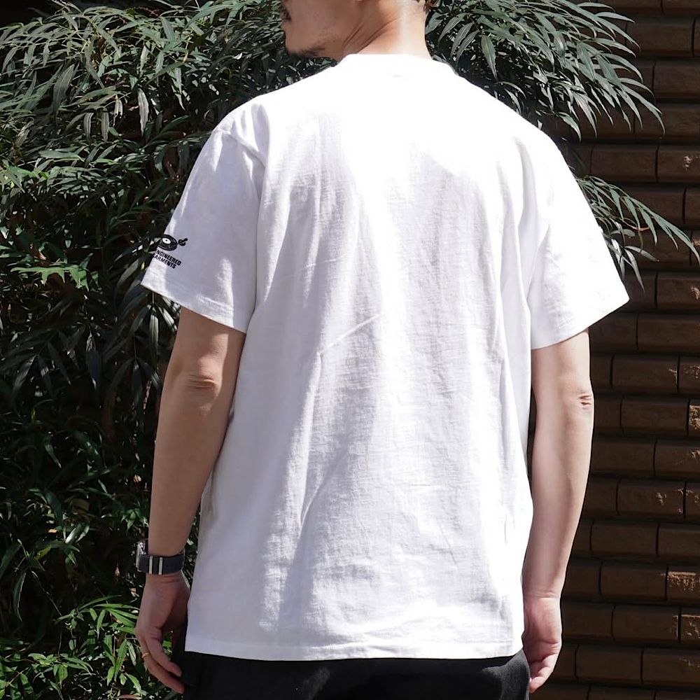 Engineered Garments - Printed Cross Crew Neck T-shirt - This Are - SW133-THI