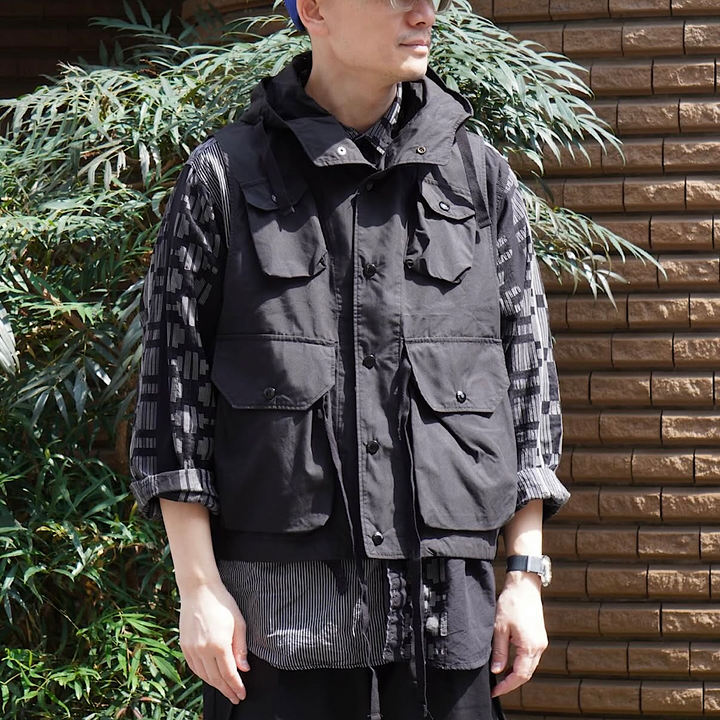 Engineered Garments - Field Vest - Lt.Weight Nyco Poplin - SW147