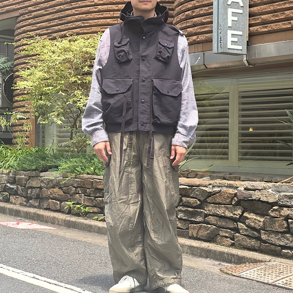 Engineered Garments - Field Vest - Cotton Double Cloth - TX158