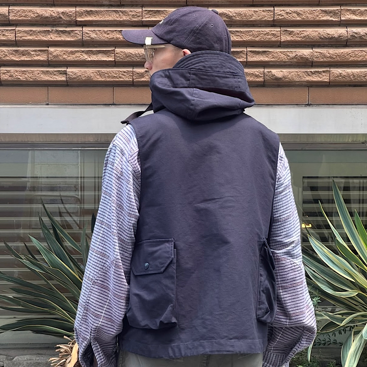 Engineered Garments - Field Vest - Cotton Double Cloth - TX158