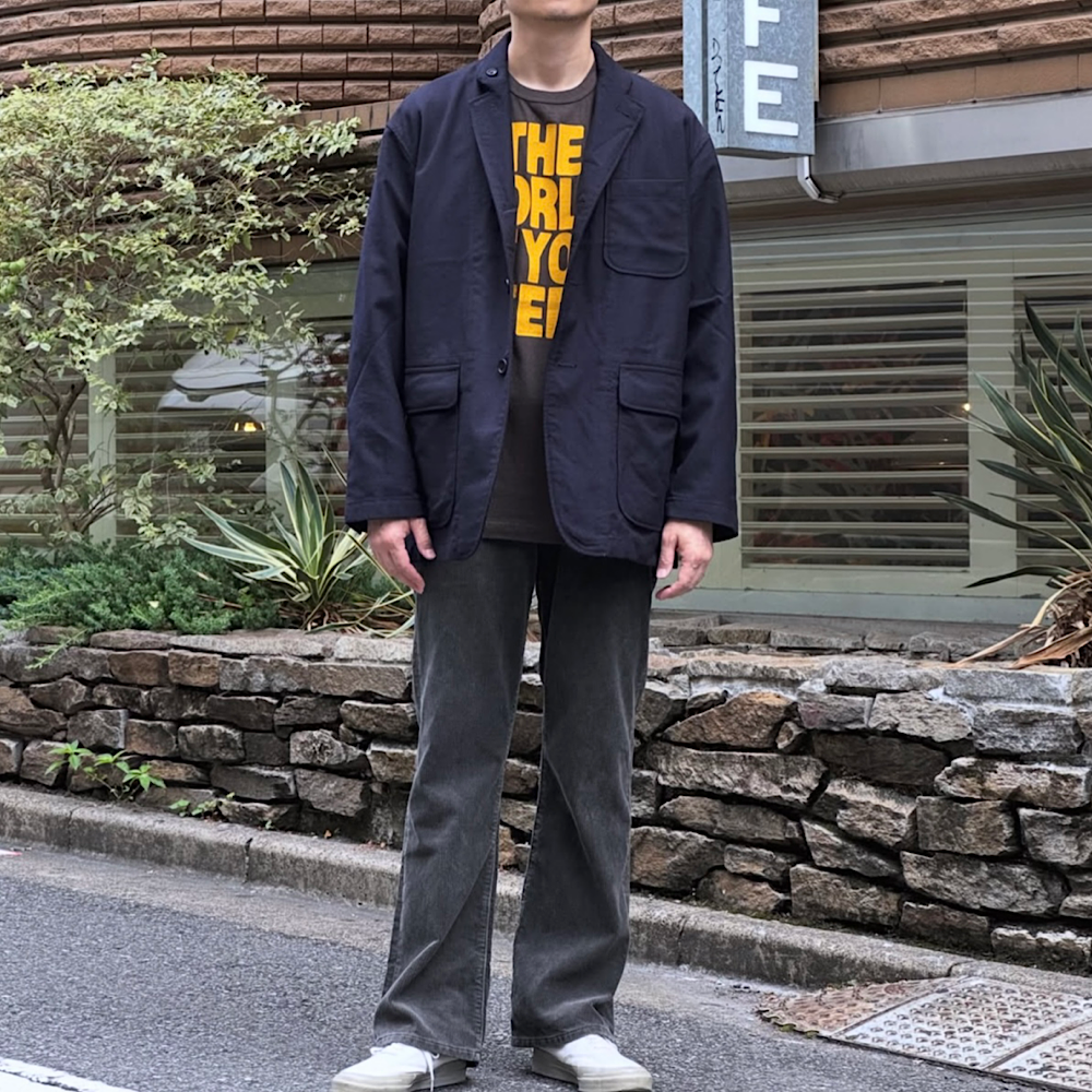 Engineered Garments - Loiter Jacket - Wool Uniform Serge - TX185