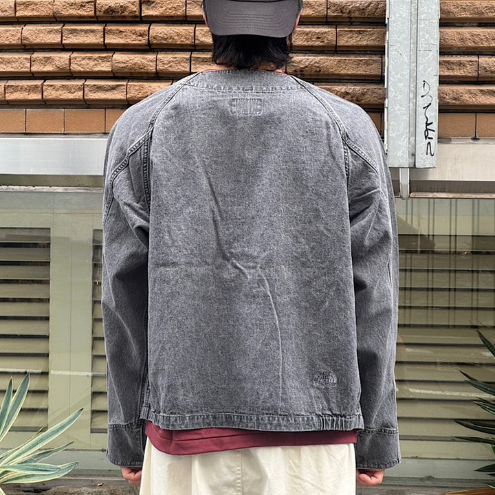 THE NORTH FACE PURPLE LABEL - Linen Cotton Denim Field Cardigan - N26FA028-H