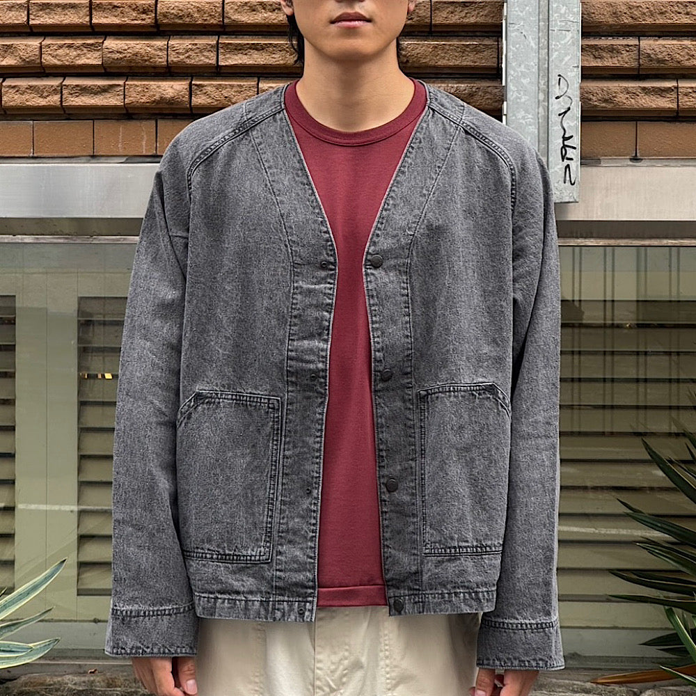 THE NORTH FACE PURPLE LABEL - Linen Cotton Denim Field Cardigan - N26FA028-H