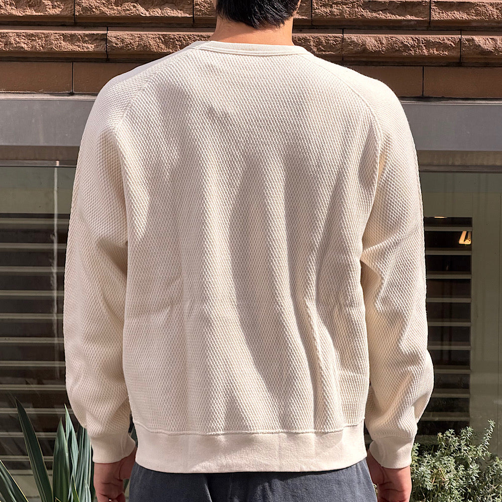 GOLD - HEAVY THERMAL RAGLAN CREW NECK SHIRT - GL69771