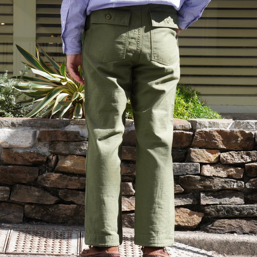 Needles - String Fatigue Pant - Back Sateen - QV147
