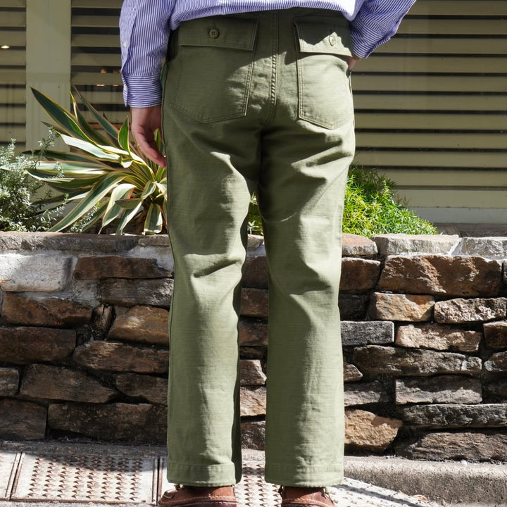 Needles - String Fatigue Pant - Back Sateen - QV147