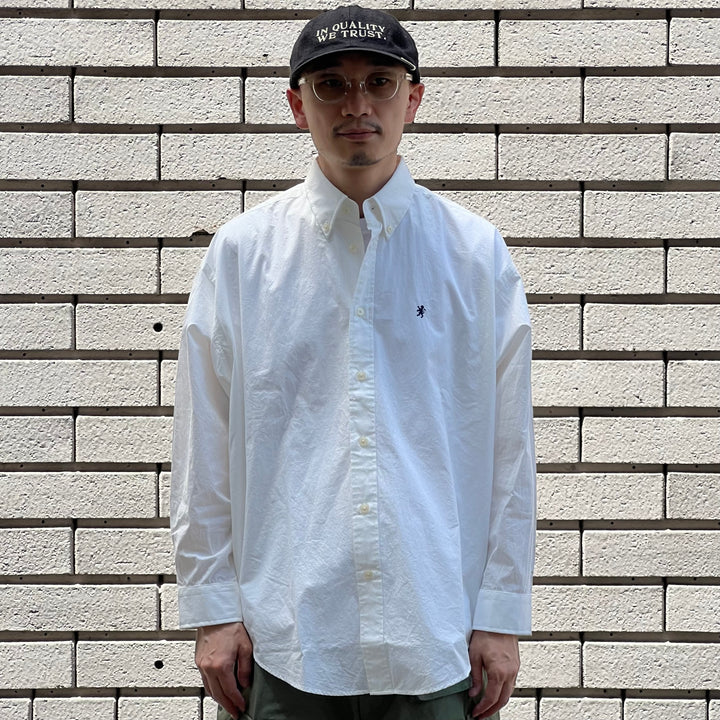 Gymphlex - B.D.Wide Shirt L/S - Typewriter Washer - GY-B0201TYO