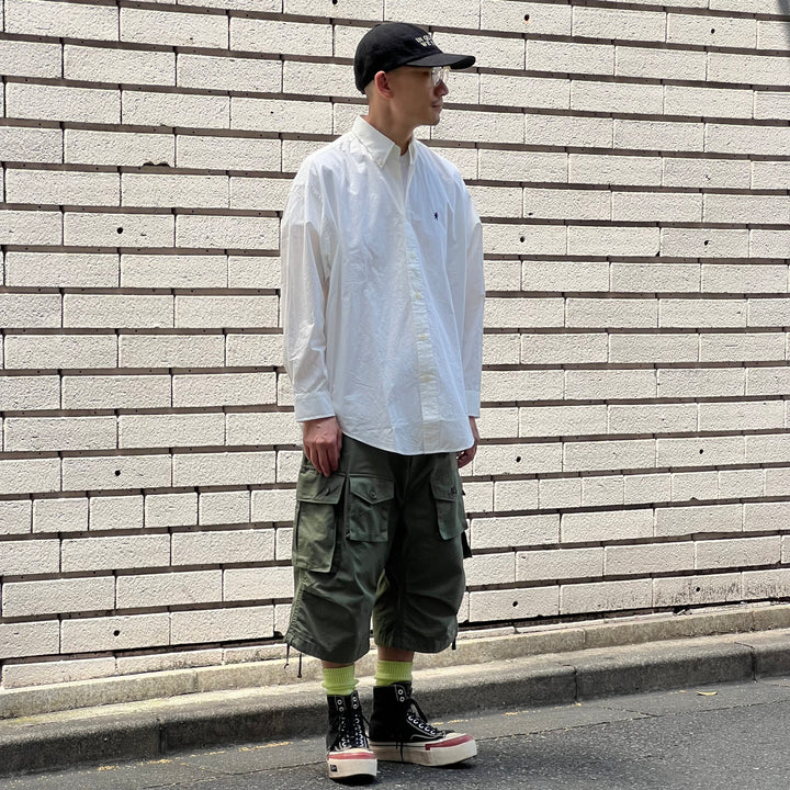 Gymphlex - B.D.Wide Shirt L/S - Typewriter Washer - GY-B0201TYO