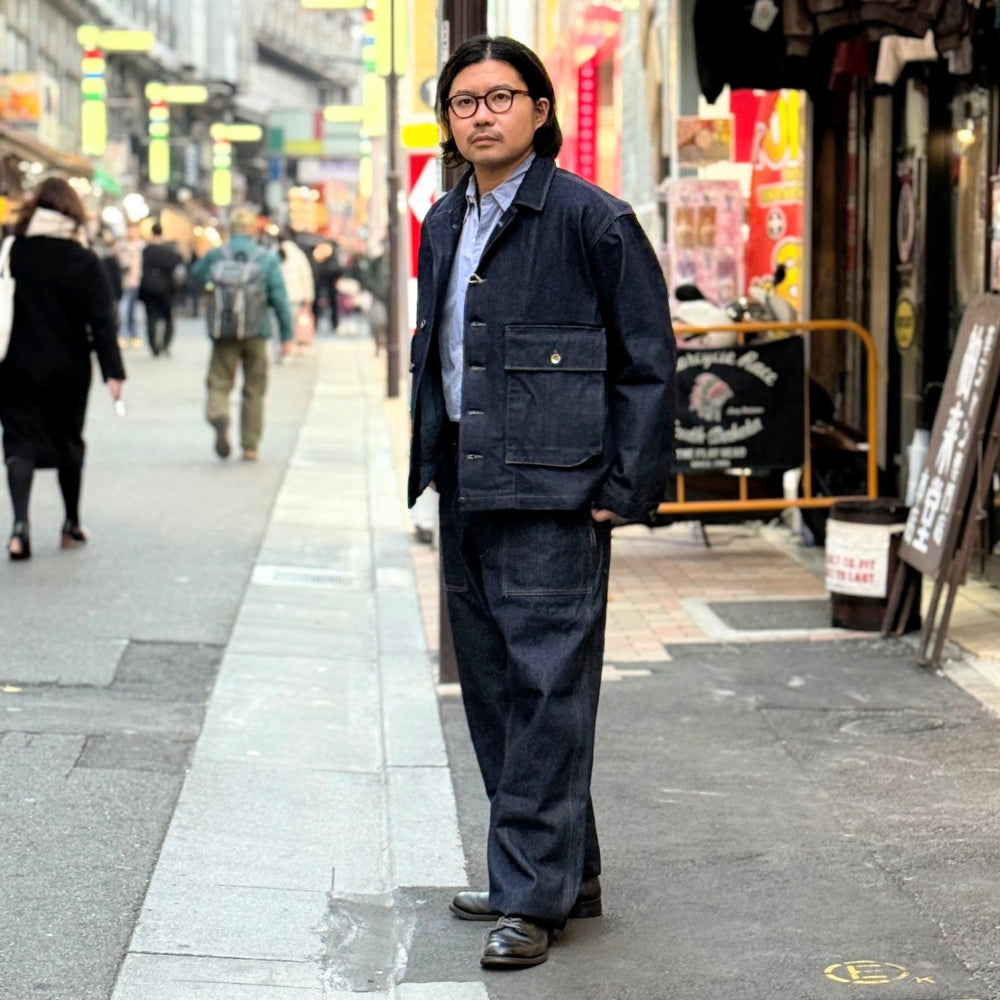 Engineered Garments WORKADAY - Sea Bees Jacket - 12oz Cone Denim - RW943