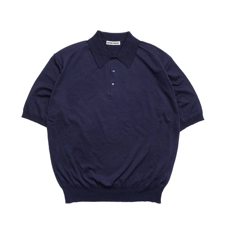 KAPTAIN SUNSHINE - Cotton Knit Poloshirt - KS25SKN06