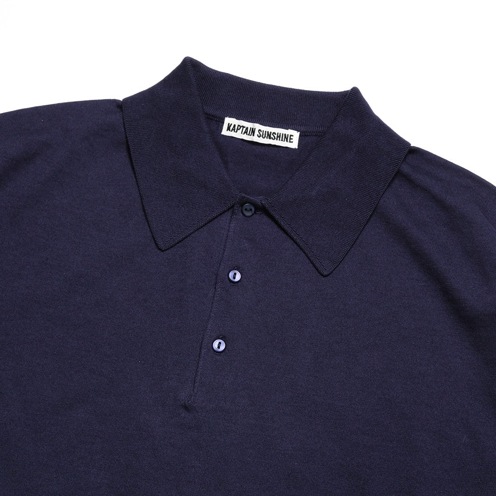 KAPTAIN SUNSHINE - Cotton Knit Poloshirt - KS25SKN06