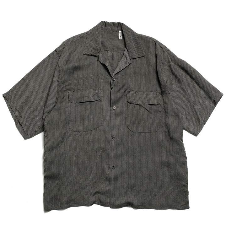 KAPTAIN SUNSHINE - Open Collared  SS Shirt - KS25SSH08