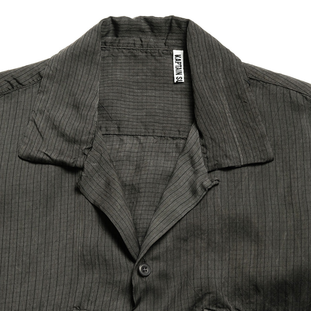 KAPTAIN SUNSHINE - Open Collared  SS Shirt - KS25SSH08