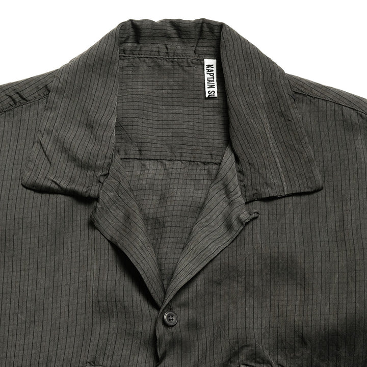 KAPTAIN SUNSHINE - Open Collared  SS Shirt - KS25SSH08