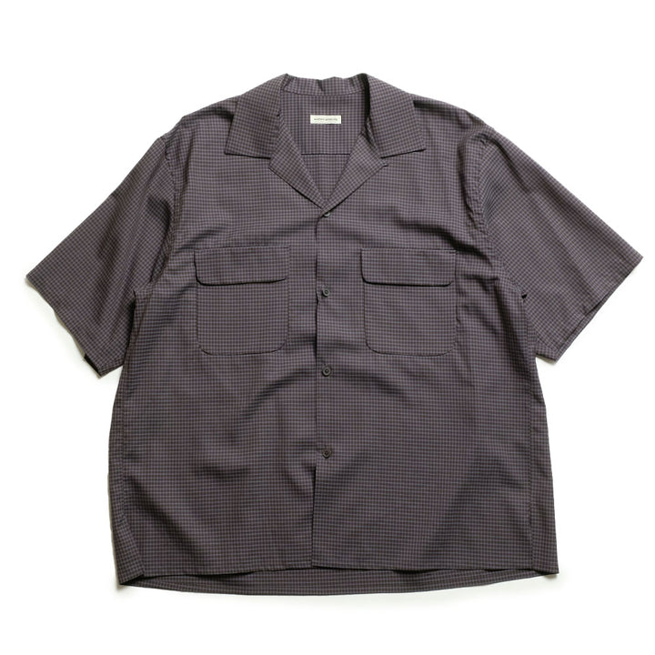 KAPTAIN SUNSHINE - Summer Wool Open Collar SS Shirt - KS26SSH02