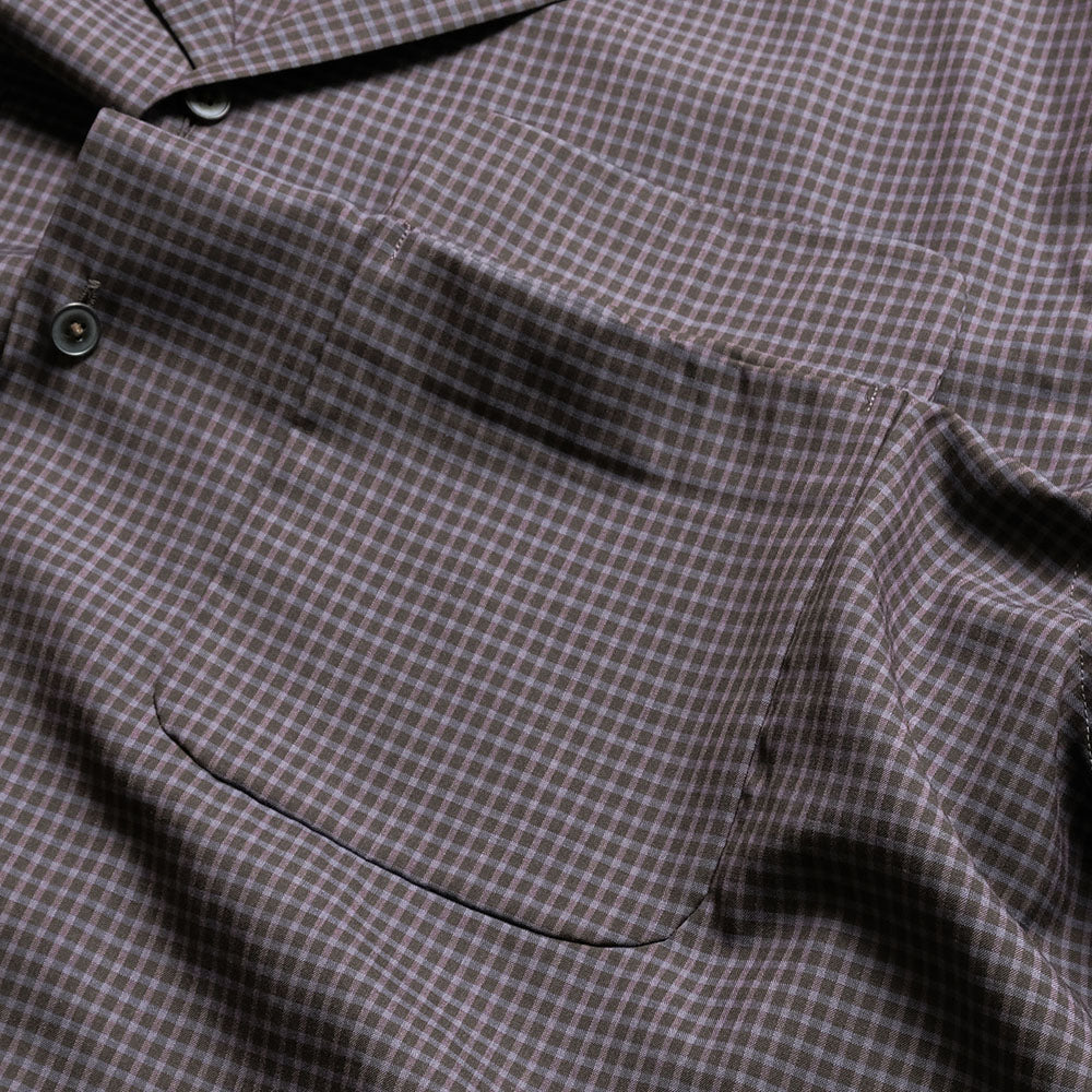 KAPTAIN SUNSHINE - Summer Wool Open Collar SS Shirt - KS26SSH02