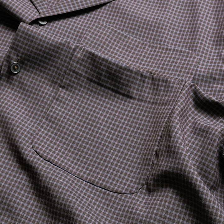 KAPTAIN SUNSHINE - Summer Wool Open Collar SS Shirt - KS26SSH02
