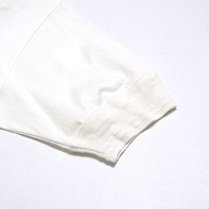 KAPTAIN SUNSHINE - Suvin Supima (Superior Pima) Tube Henleyneck Tee Light - KSBSCS06