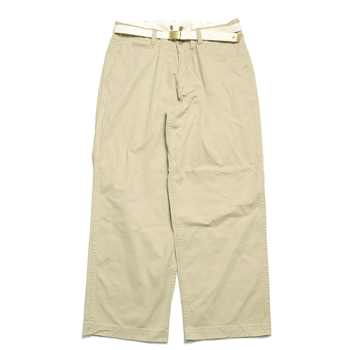 MASTER & Co. ベルト付きコットンチノパンツ MC076