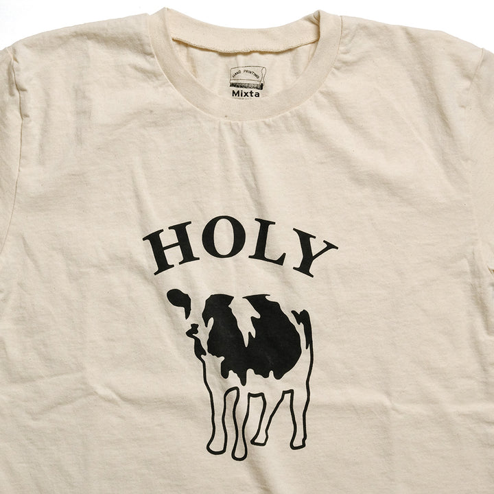 Mixta- CREW NECK PRINT TEE - HOLY - MI24-HOL