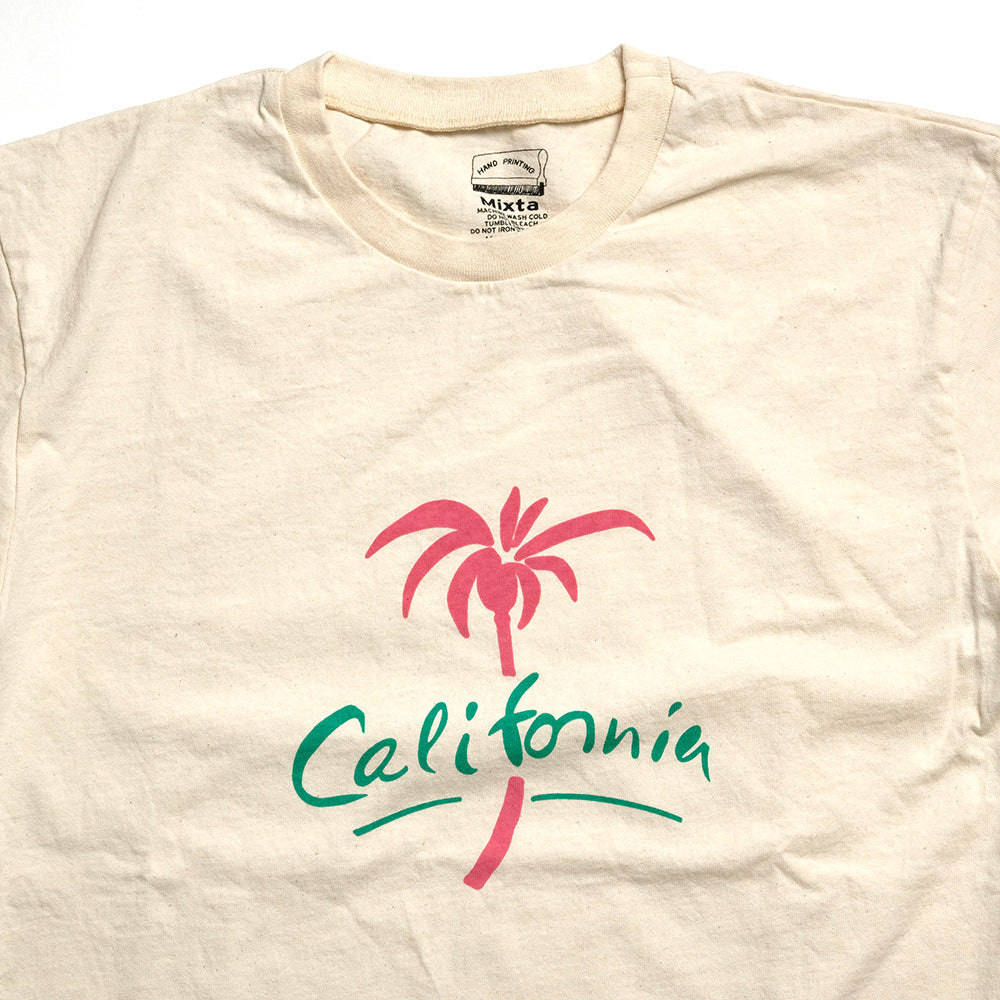 Mixta- CREW NECK PRINT T-shirt - PALM TREE - MI24-PAL