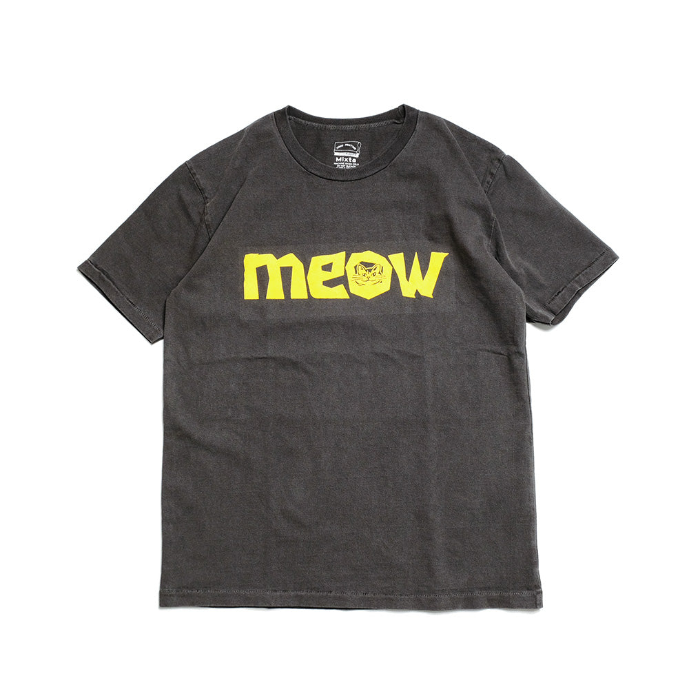 Mixta - CREW NECK PRINT TEE - MEOW - MXT1010011