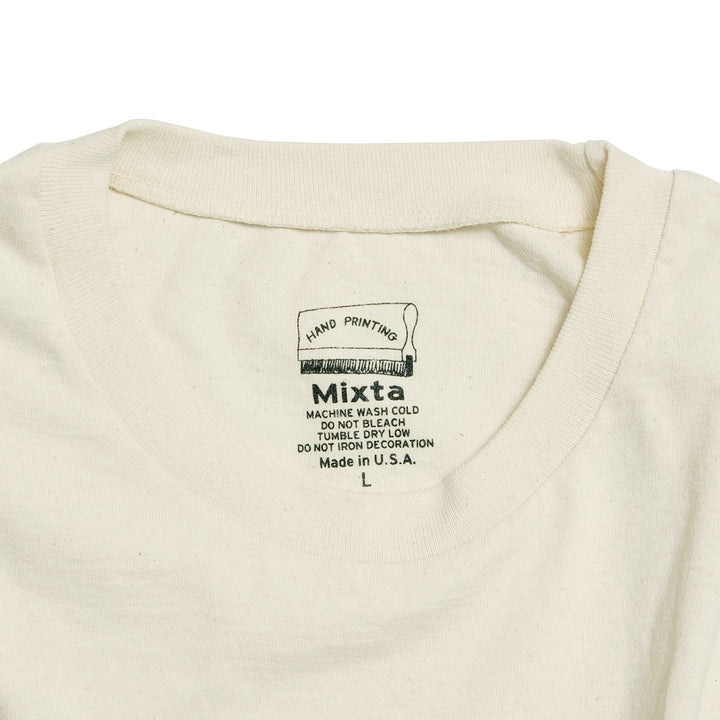 Mixta - CREW NECK PRINT TEE - TABBY CAT - MXT1010088