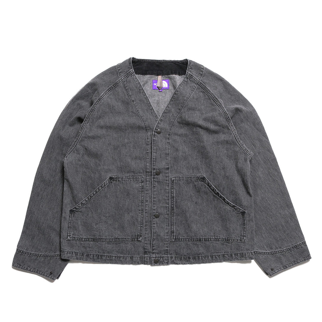 THE NORTH FACE PURPLE LABEL - Linen Cotton Denim Field Cardigan - N26FA028-H
