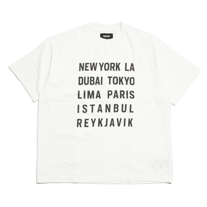 MODMNT - TOUR CITIES T-SHIRT - NA26S1M019