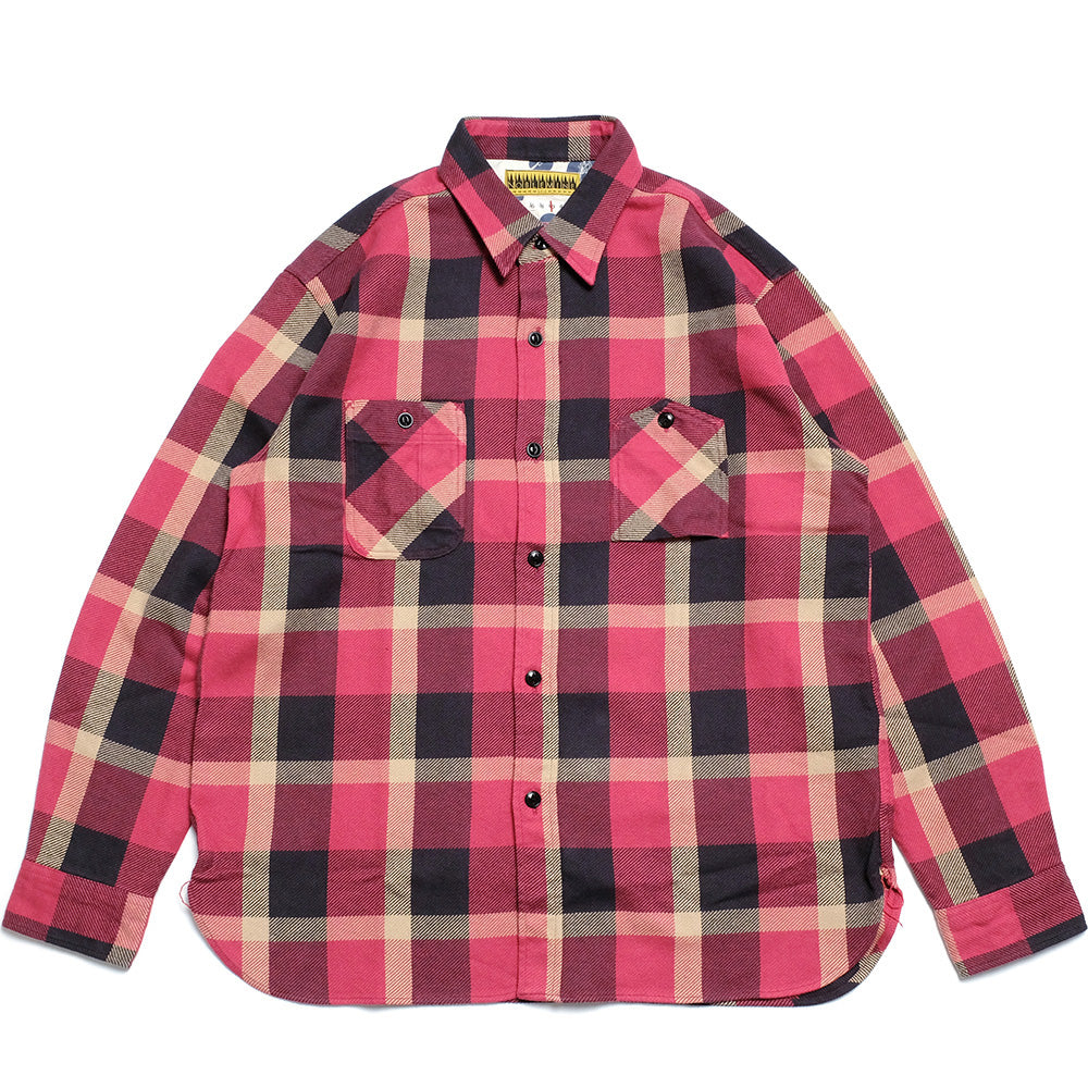 NOBLE MINE Twill Check L/S Work Shirt NM656-36