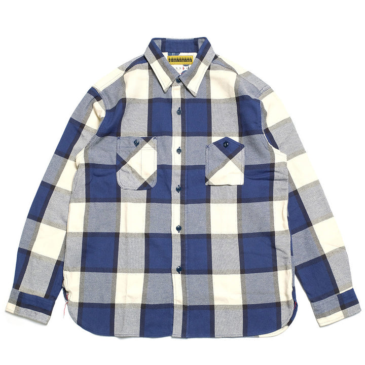 NOBLE MINE Twill Check L/S Work Shirt NM656-36