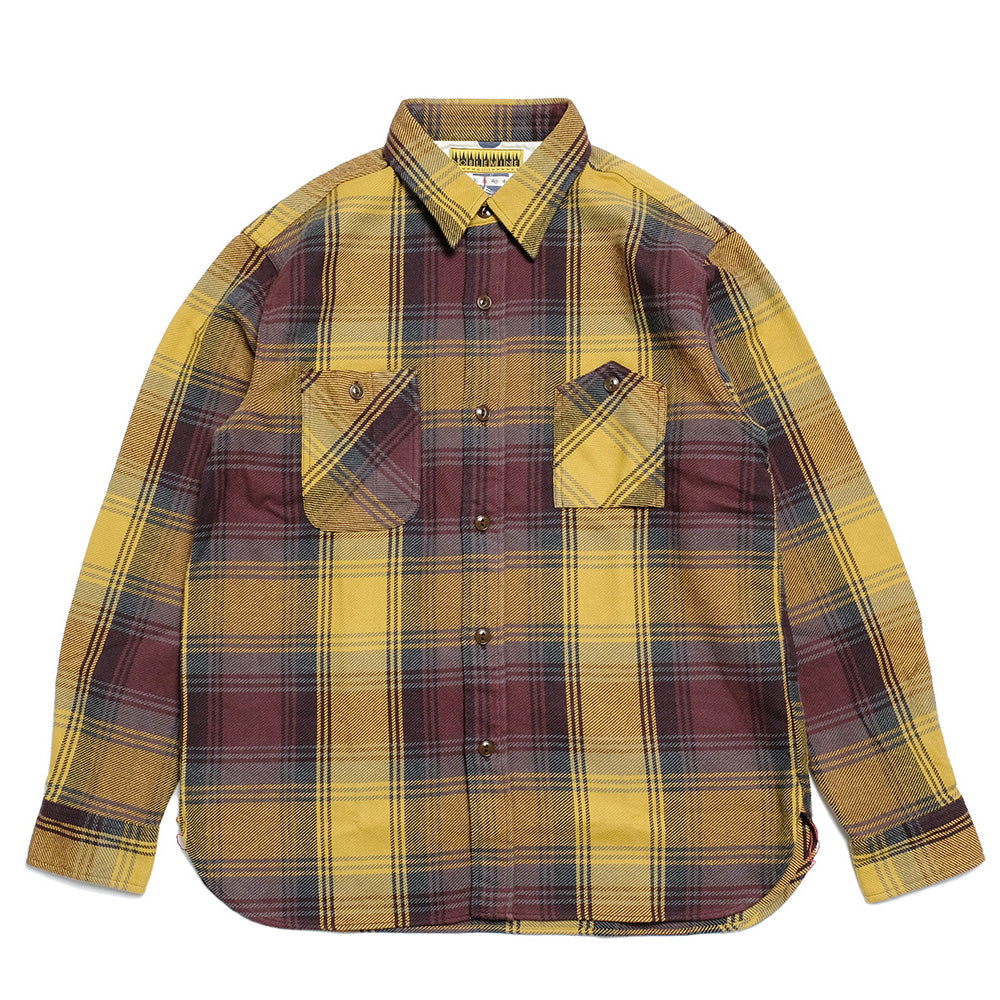 NOBLE MINE Twill Check L/S Work Shirt NM656-36