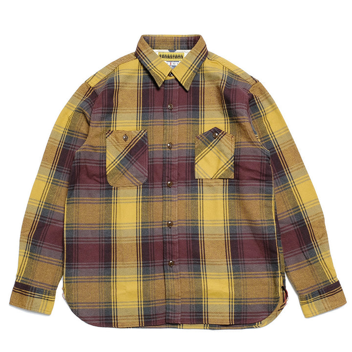 NOBLE MINE Twill Check L/S Work Shirt NM656-36